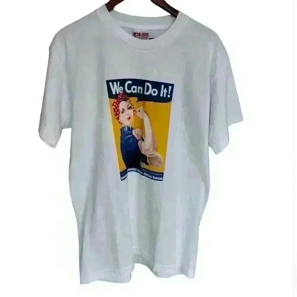 Bayside USA “We Can Do It!” Graphic T-Shirt Unisex